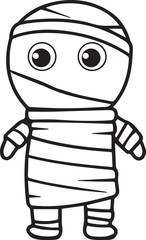 cartoon mummy