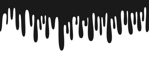 Black melting background. Vector illustration