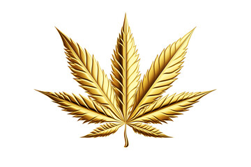 minimalistic logo symbol with cannabis marijuana leaves on white background for a legal store