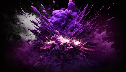 a wonderful picture with an explosion of color in the dark