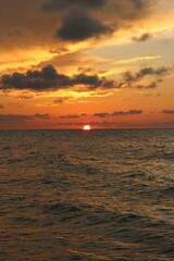 Sonnenuntergang am Meer 