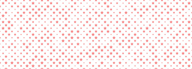 Seamless star pattern. Background with stars of different shades and sizes for textiles, packaging and creative design ideas
