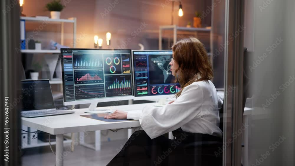 Aufkleber KPI Business Analytics Data Dashboard