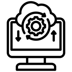 Saas Outline Icon