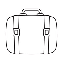 briefcase hand drawn illustration