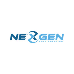 Nexgen logo design vector, next-generation logo