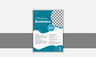 Corporate Business flyer template vector design