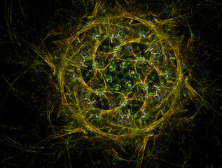 Imaginatory fractal abstract background Image