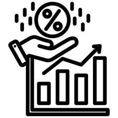 Dividends Outline Icon