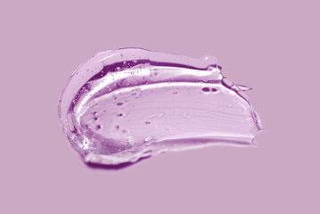 Liquid pastel purple wives gel cosmetic smudge background