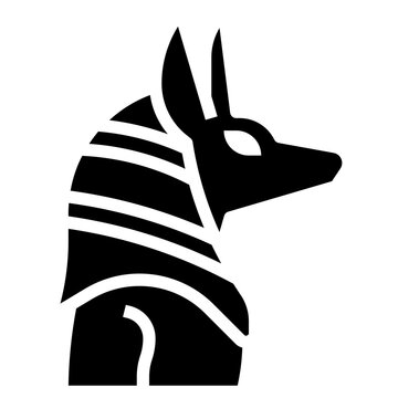 recommend clip art: ANUBIS filled outline icon,linear,outline,graphic,illustration
