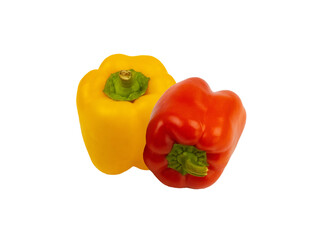 Red Yellow Two Strong Capsicums