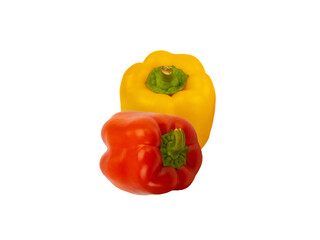 Two Fantastic Color Red Yellow Capsicums