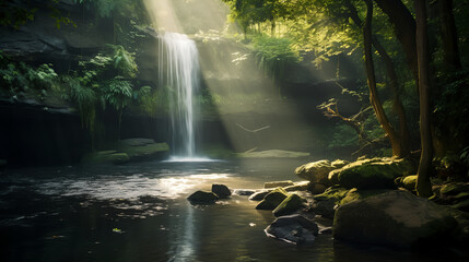 waterfall in the forest