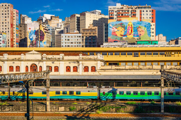 Centro de Belo Horizonte visto da Estação Central do metrô.