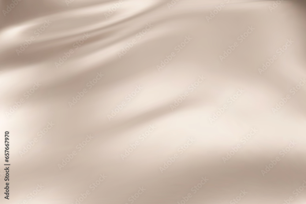 Poster close-up texture of natural beige silk. light gold fabric smooth texture surface background. smooth 