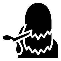 hair layers filled outline icon,linear,outline,graphic,illustration