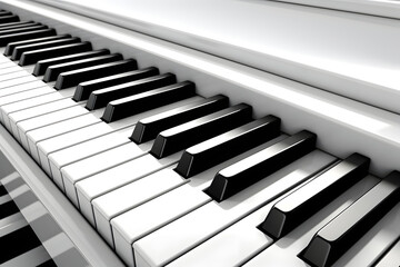 Naklejka premium Klavier - Piano