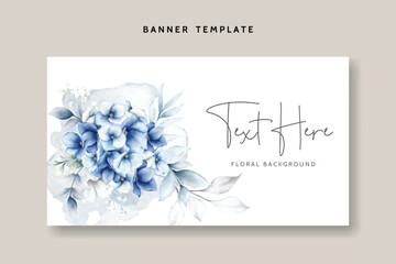 elegant flower background with beautiful floral wreath