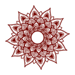 spiritual symbol round ornament