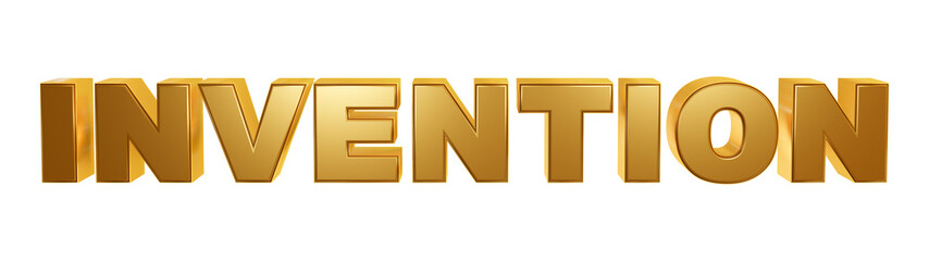 3D gold text or word 