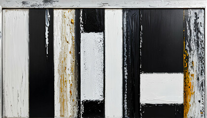 Abstract rough white gold black art painting texture, with oil acrylic brushstroke