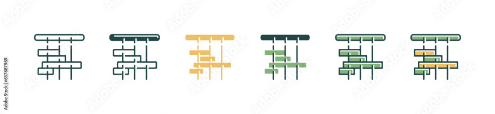 Poster roadmap action task plan diagram timeline schedule icon vector business time management success stra