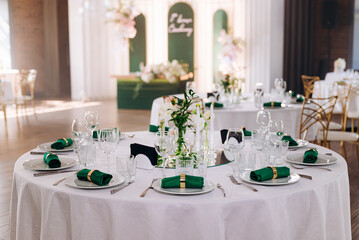 wedding table setting