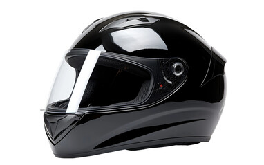 The Motorcycle Helmet of Vital Headgear for Motorcyclists Isolated on a Transparent Background PNG