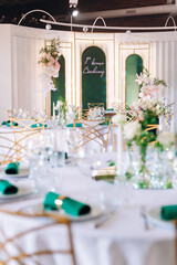 wedding table setting