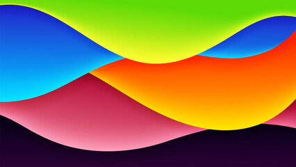 Vector abstract background with soft gradient color and dynamic shadow on background .Vector background for wallpaper. Eps 10