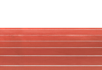 Running track in the stadium Isolated PNG transparent