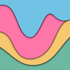 The 1990s 3D background is a vibrant masterpiece, bursting with nostalgia. It features a kaleidoscope of bold, neon colors, reminiscent of the era's pop culture.