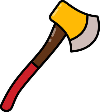 recommend clip art: Axe line icon