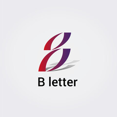 Icone Lettre B pour Design Logos, Symbole, Illustration Pictogramme Monogramme pour Business, Variations Alphabet Isolé Silhouette