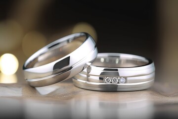designer platinum ring jewel photography with royal touch generative ai