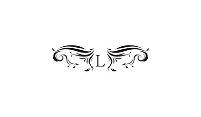 Luxury Wings Logo L
