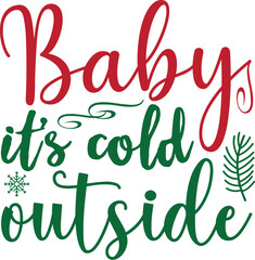 Naklejka premium Christmas SVG T-Shirt Design