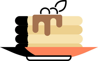Spaghetti line icon