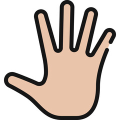 Fototapeta premium Palm Of Hand Icon