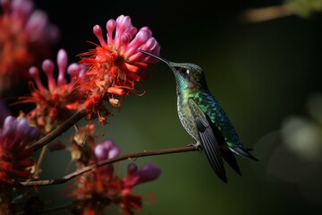 Prevalent hummingbird species found in Andes and South American highlands. Generative AI