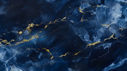 Marble Texture in navy blue Colors. Elegant Background - obrazy, fototapety, plakaty