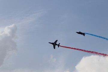 La patrouille de France en vol