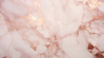 Foto op Aluminium Marble Texture in rose gold Colors. Elegant Background © drdigitaldesign