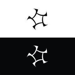 Simple circle vector logo template design . Circle icon template illustration