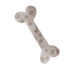 Bone illustrated in watercolor isolated in white background.
Pink Halloween elements illustrated in watercolor isolated in white background.
