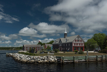 Blick auf das Shelbourne Museum in Shelbourne, Nova Scotia, Kanada