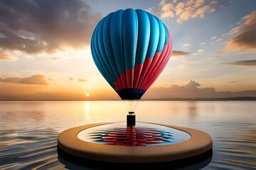 hot sir balloons flying in the crazy enirnoment with decorated interior of the home and balloons decorated in differnt ways