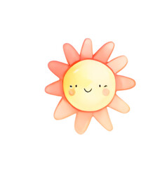 Obraz premium Kawaii Weather Icons