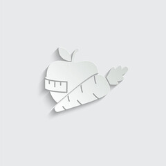 diet icon  vector heaithy food icon 